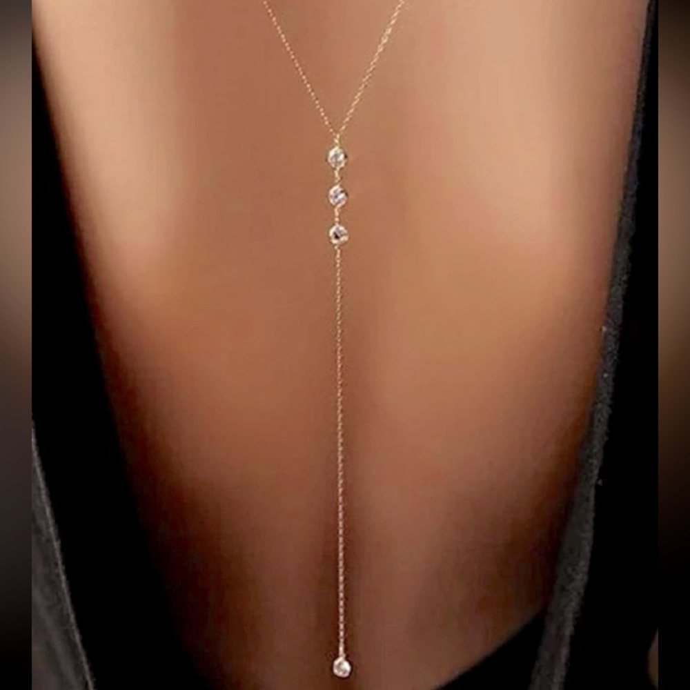 NEW!! Gold long chain beautiful